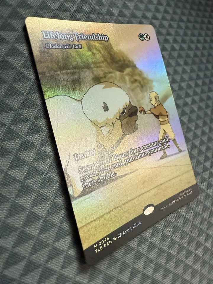 MTG Lifelong Friendship #0048 Foil Bord. M Avatar: The Last Airbender: EL (TLE) - Image 2 of 4