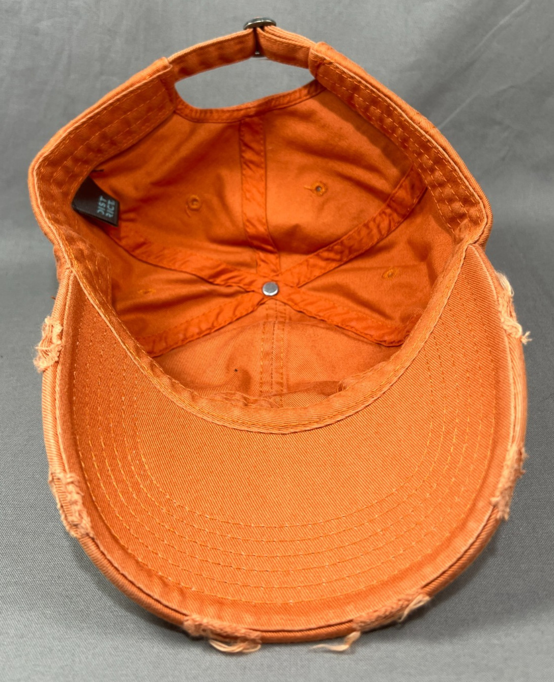 District Plain Solid Blank Strapback Hat Cap Oran… - image 12