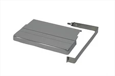 V-Twin 42-5516 Chrome Battery Top Cover and Stainless Strap Kit for 65-69 FLH