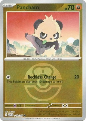 Pancham (Love Ball) Common Reverse Holo ME: Ascended Heroes 115/217 NM
