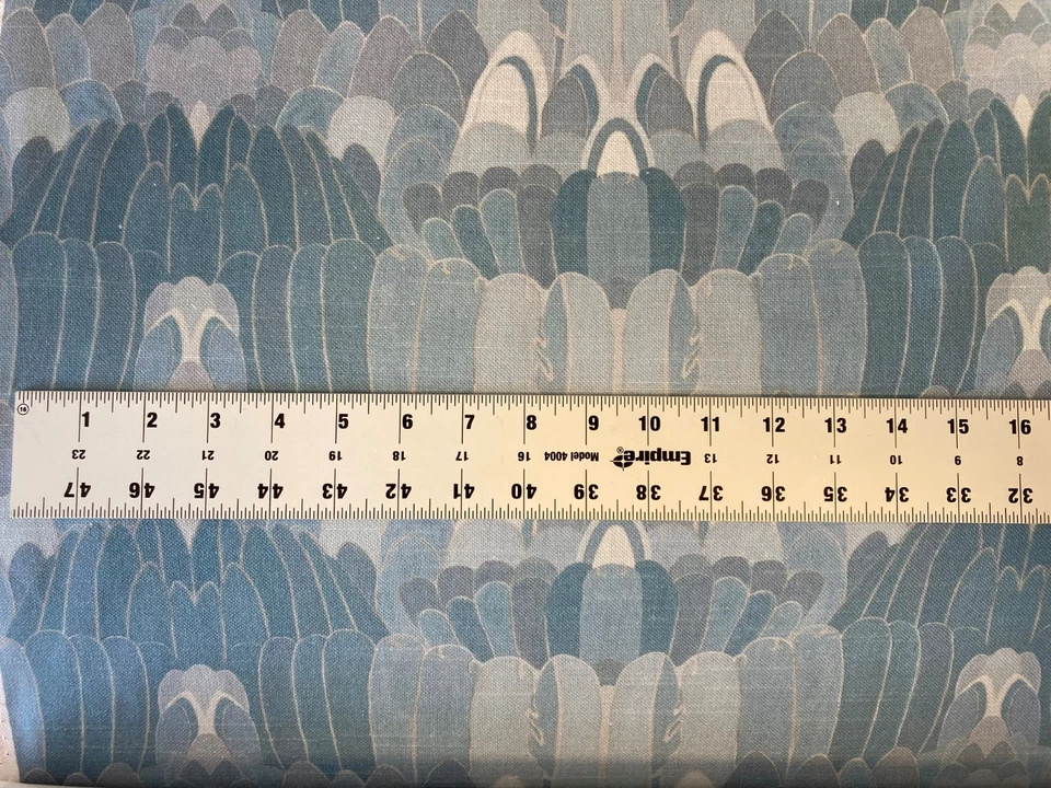 4 yardas, lino algodón estampado de diseñador Foto 2 de 2