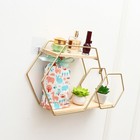 Kreatives Lagerregal im nordischen Stil Dual Sechseckiges Lagerregal