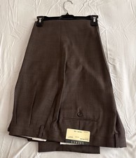 Lauren Ralph Lauren Men's Comfort Trouser Dress Pants Wool Measures 44x33 Plaid