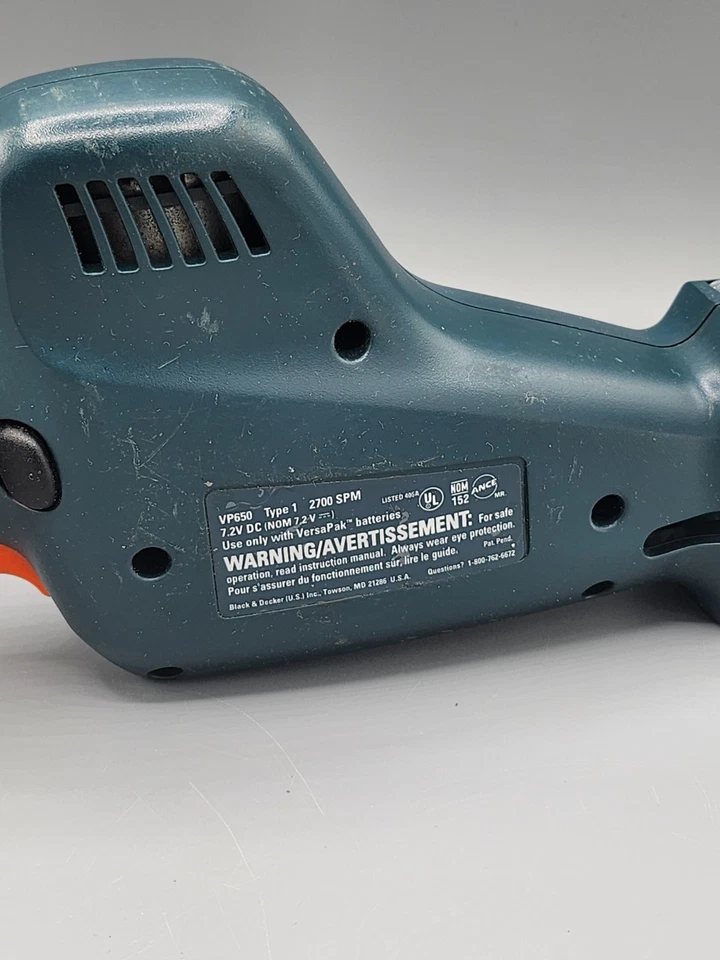 BLACK & DECKER VP650 VersaPak Cordless Reciprocating Jig Saw - TOOL ONLY - Image 4 of 4