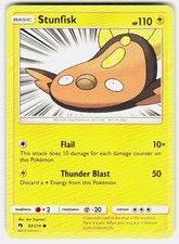 STUNFISK 83/214 COMMON LOST THUNDER POKEMON LP