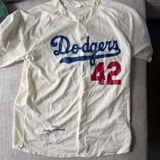 1955 Jackie Robinson Los Angeles / Brooklyn Dodgers SGA XL MLB Baseball Jersey