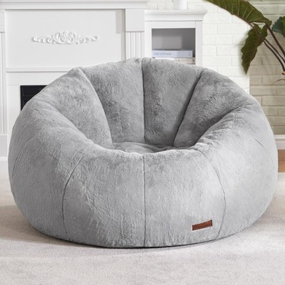Hobestluk Bean Bag Chairs Large Bean Bag Couch for Adults Stuffed Sofa Chair ...