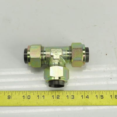 Tylok S-16-3TTT-16 1'' Compression Fitting Tee Steel