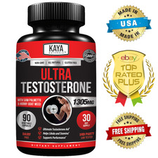 Natural Testosterone Booster 90ct Increase Energy Improve Muscle Strength Growth