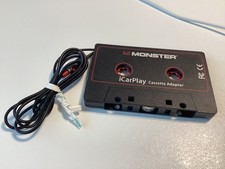 Adapter kasetowy vintage, Monster Aux Cord iCarPlay do magnetofonu samochodowego, pomocniczy