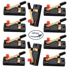10pcs Knife Switch for Educational Physics Experiments Low Voltage Circuits
