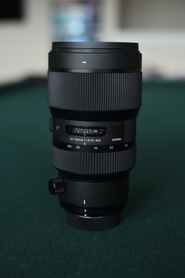 Sigma 50-100mm f/1.8 DC Art Lens for Nikon F-Mount, with Case & Hood