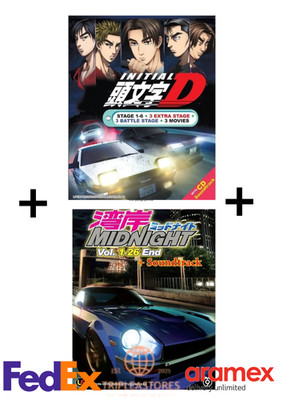 INITIAL D (Completed Season Collection) + Wangan Midnight (Full Series) ~ DVD ~