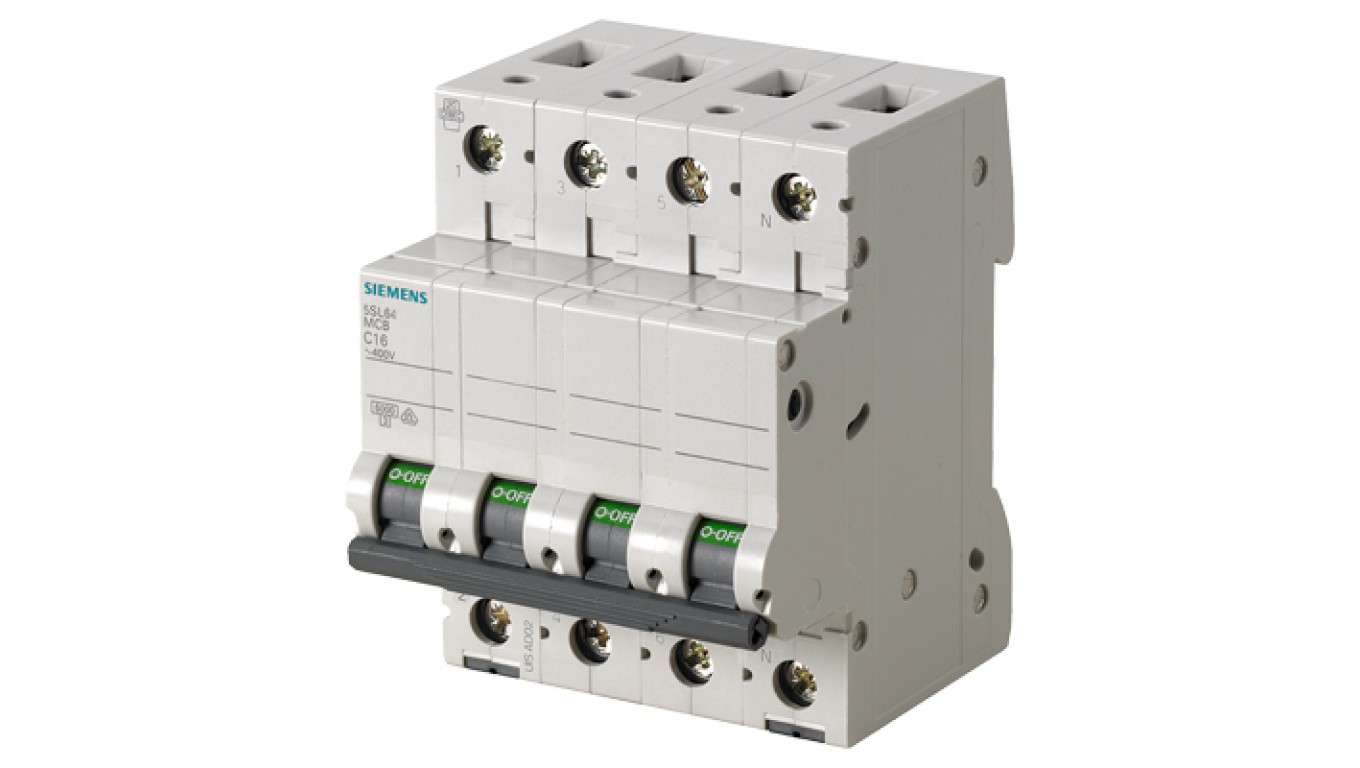 Overcurrent Switch 3+N B 16A 6kA AC SENTRON 5SL6616-6