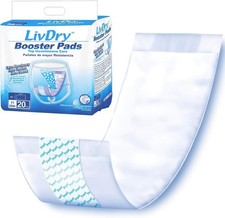 Incontinence Booster Pads, Use with Adult Diapers for Women and Men