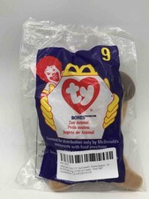 Ship from USA TY McDonald's Teenie Beanie - 9 BONES the Dog 1998 4.5 inch