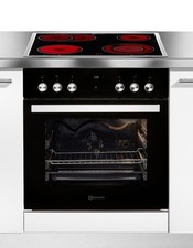 Elektro-Herd-Set HEKO PYRO 8830S 3-fach Teleskopauszug Pyrolyse Selbstreinigung