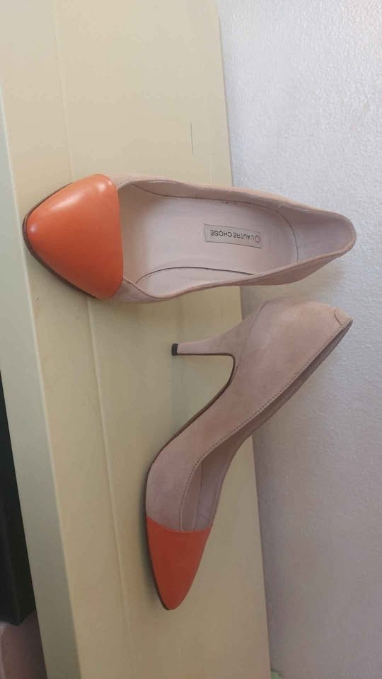 scarpe L'AUTRE CHOISE, N 37, decollete' in pelle e cuoio, introvabili !