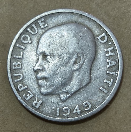 HAITI 🇭🇹 FIVE (5) CENTIMES COIN 1949