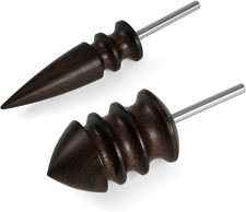 2pcs Leather Burnisher Bits for Rotary Tools, 2 Styles Burnishing...