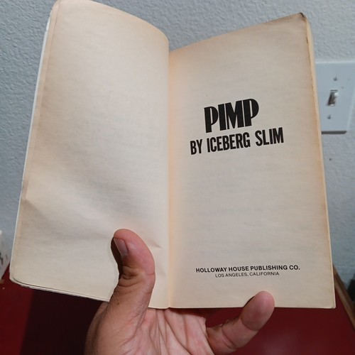 Pimp by Iceberg Slim Paperback Holloway House 1987 Gold Cover - Foto 9 di 12