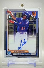 Vladi Guerrero 2024 1st Bowman Chrome #CPA-VG Prospect Auto RC - NY Mets