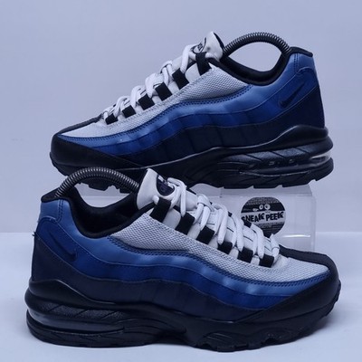 Nike Air Max 95 - UK Größe 5,5 - Turnschuhe Grau Blau Junior Schuhe Sneaker 