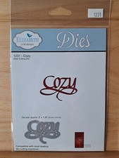 425 Elizabeth Craft Designs Cozy Word Die Set