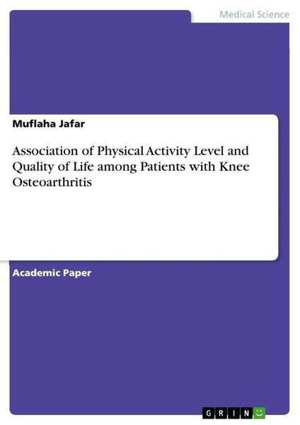 Association Of Physical Activity Level And Quality Of Life Among Patients With K-image