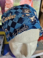 NORTH CAROLINA TAR HEELS Handmade SURGICAL SCRUB CAPS