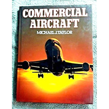 Commercial Aircraft by Michael J. Taylor (1983, Hardcover) Aviation A4