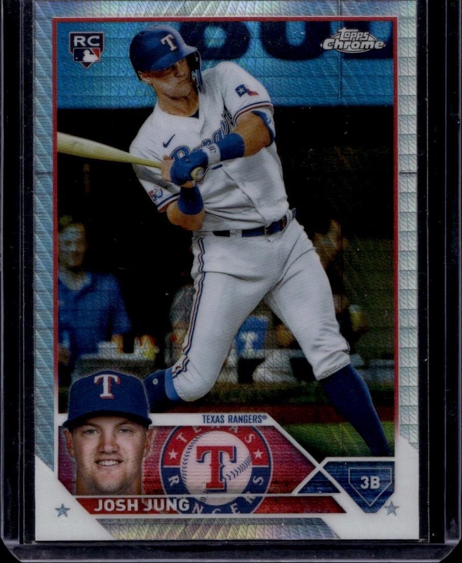 2023 Topps Chrome #93 Josh Jung Prism Refractors
