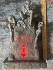 Beetlejuice Limited Edition Popcorn Bucket Tombstone Lights Halloween Prop