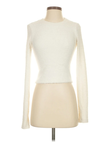 Cider Women Ivory Turtleneck Sweater XS
