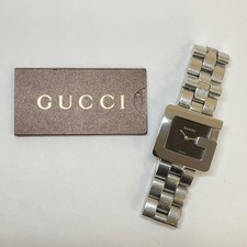 Gucci G Logo Ladies Watch 3600J Black Dial Stainless Steel Quartz