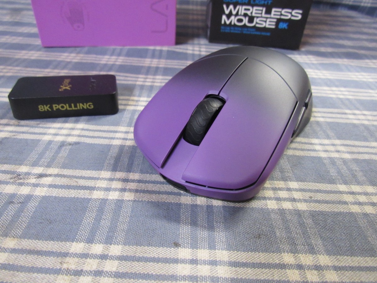 LAMZU MAYA X 8K Gaming Mouse Lightweight Purple (Open Box) FAST