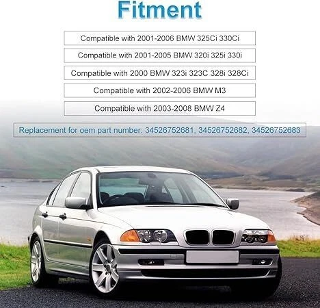 4 PCS Front & Rear ABS Wheel Speed Sensor for BMW E46 325i 330i 325Ci 328Ci M3 Foto 4 de 4