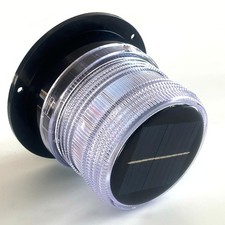 Cloud Fire LED Anchor Light for Boat Yacht, Magnetic Solar Powered Navigation La
