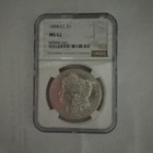 1884 CC $1 Morgan Silver One Dollar PCGS MS-62Carson City — photo 1