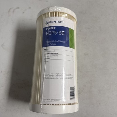 New PENTEK ECP5-BB 5 Micron Whole House Pleated Sediment Water Filter Cartridge
