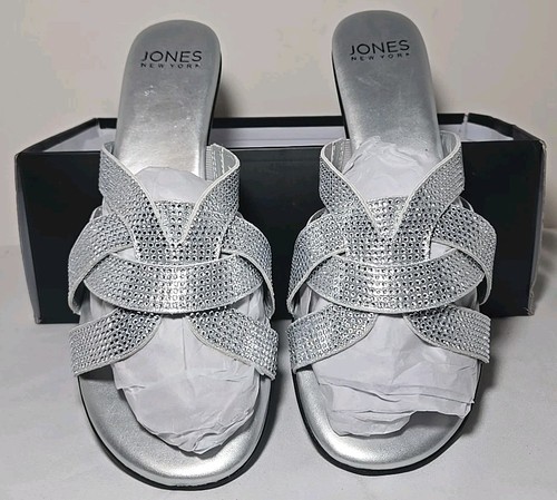 Jones New York Womens Enny Embellished Slide Sandals Light Gold Size 9.5M New - Picture 7 of 12
