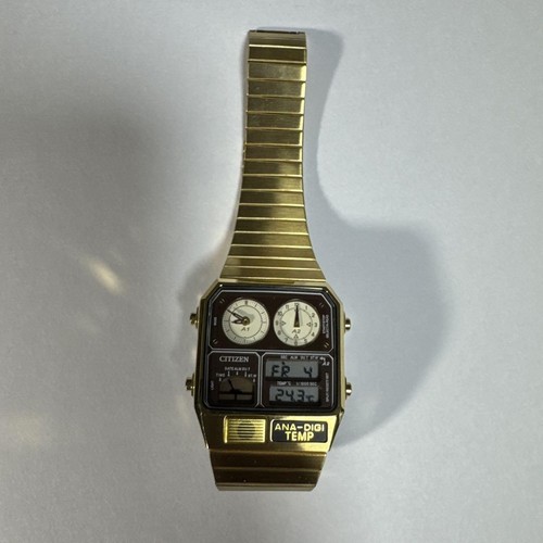 Citizen ANA-DIGI TEMP Gold Digital-Analog with Temp Function - Picture 4 of 6