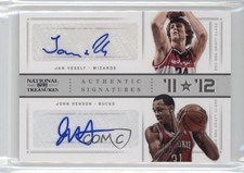 2012 Panini National Treasures Silver /49 Jan Vesely John Henson #75 Auto 00y3