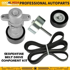 Serpentine Drive Belt Component Kit 11720-JA10B for Nissan Altima 3.5L 2007-2012