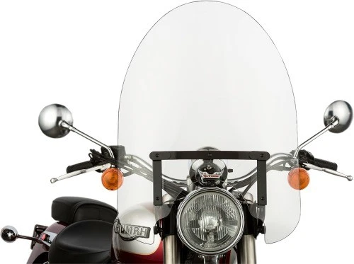 Slipstreamer 22in. Classic Windshield with Black Hardware - 22in.H x 23in.W - Cl - Image 3 of 4