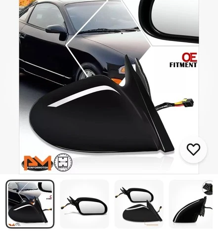 For 99-00 Chrysler Sebring OE Style Power Adjustable Side View Door Mirror Right