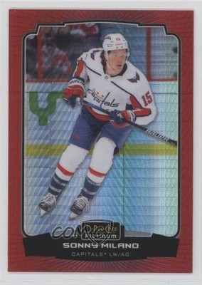 2022-23 O-Pee-Chee Platinum Red Prism 64/199 Sonny Milano #137 y0i