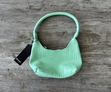 Nasty Gal Shoulder Bag Green Embossed Mini Bag NWT 90s Minimalist Designer