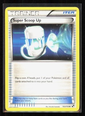 Super Scoop Up Black and White 103/114 Uncommon 2011 Item Daisuke Iwamoto MP