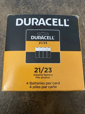 6 Cards - Duracell 21/23 12v Batteries - 24Pk - 6 Cards of 4 - New 2029 Exp
